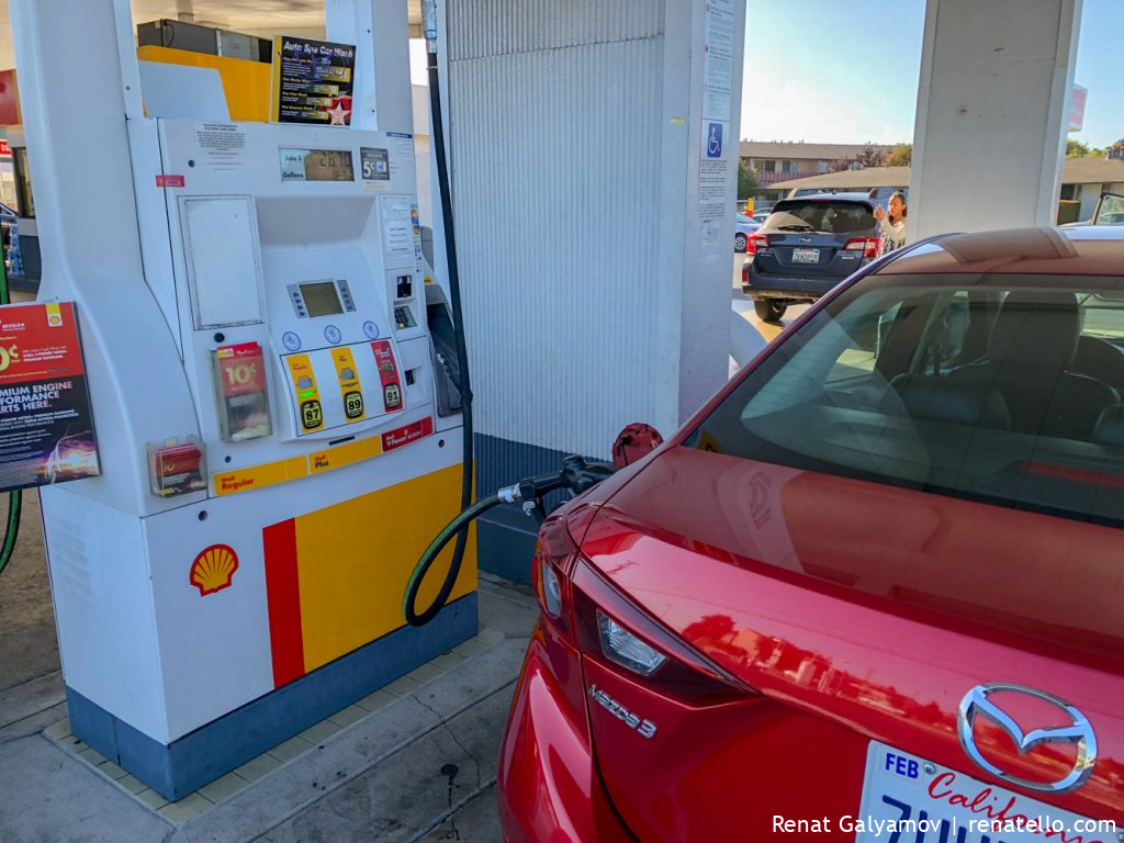 gas station in San Francisco, California