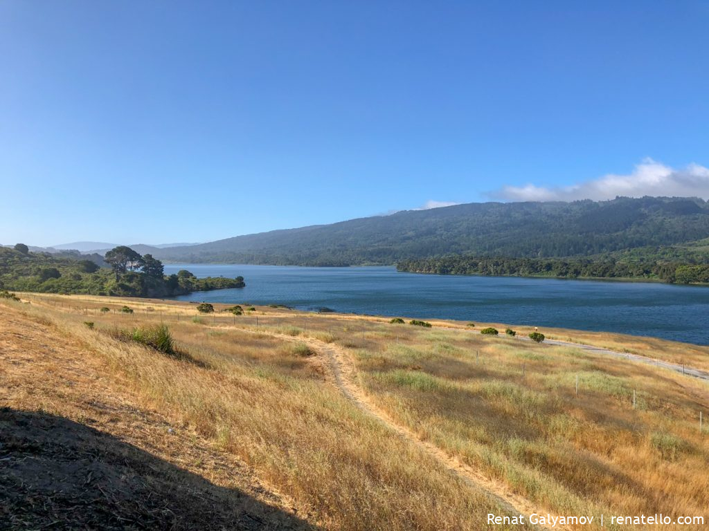 the Lower Crystal Springs Reservoir