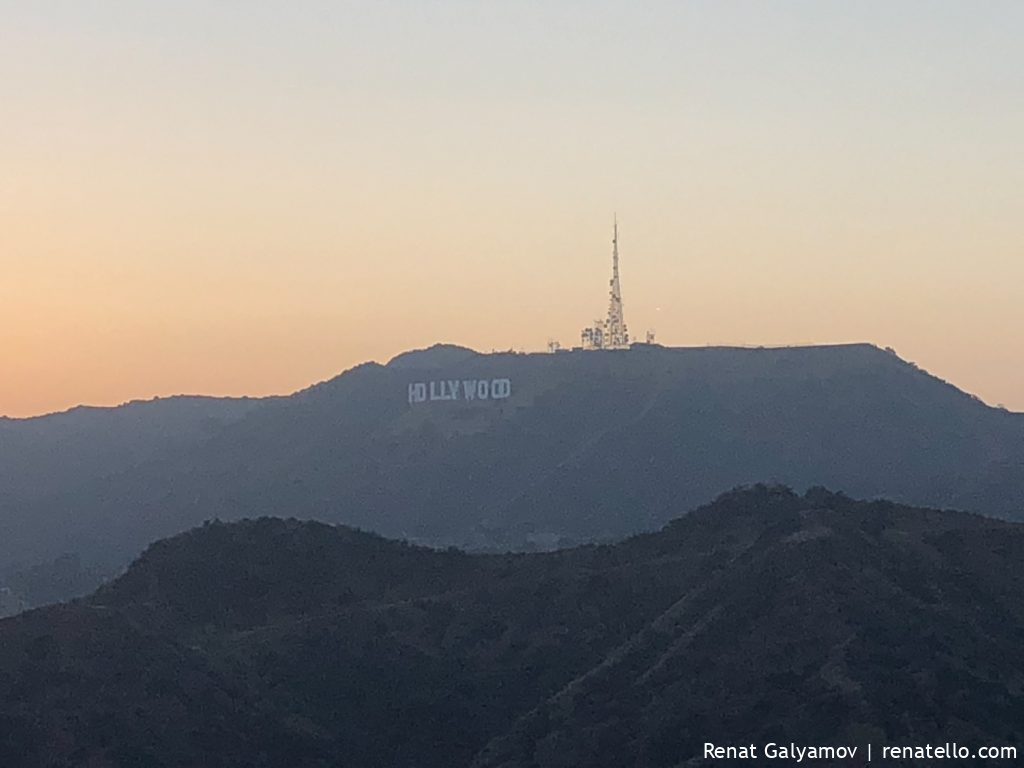 The Hollywood Sign on Mount Lee