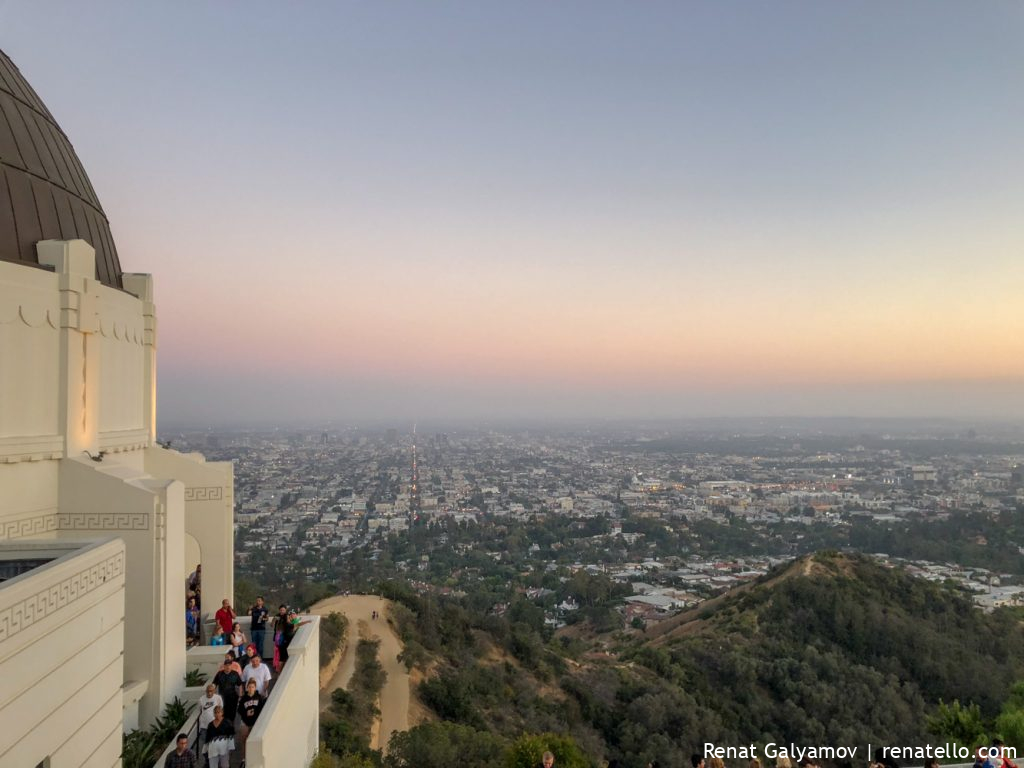 View from the Griffith Observatory over the Route 258