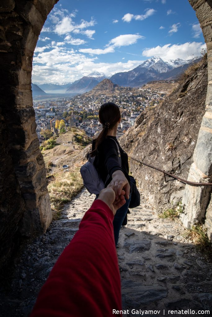 Followmeto Château de Tourbillon, Tourbillon Castle, Swizerland