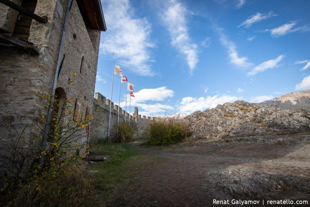 Tourbillon Castle, Château de Tourbillon ruines