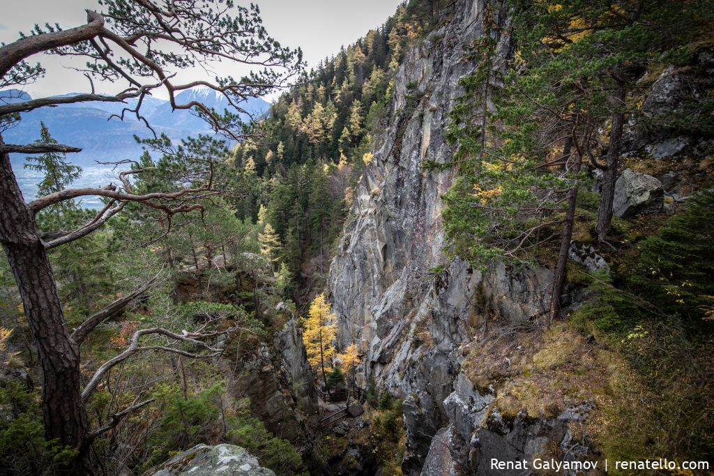 The Dailley Gorge, Gorges du Dailley mountains