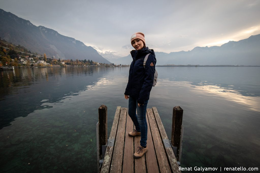 Amina in Montreux, Swizerland.