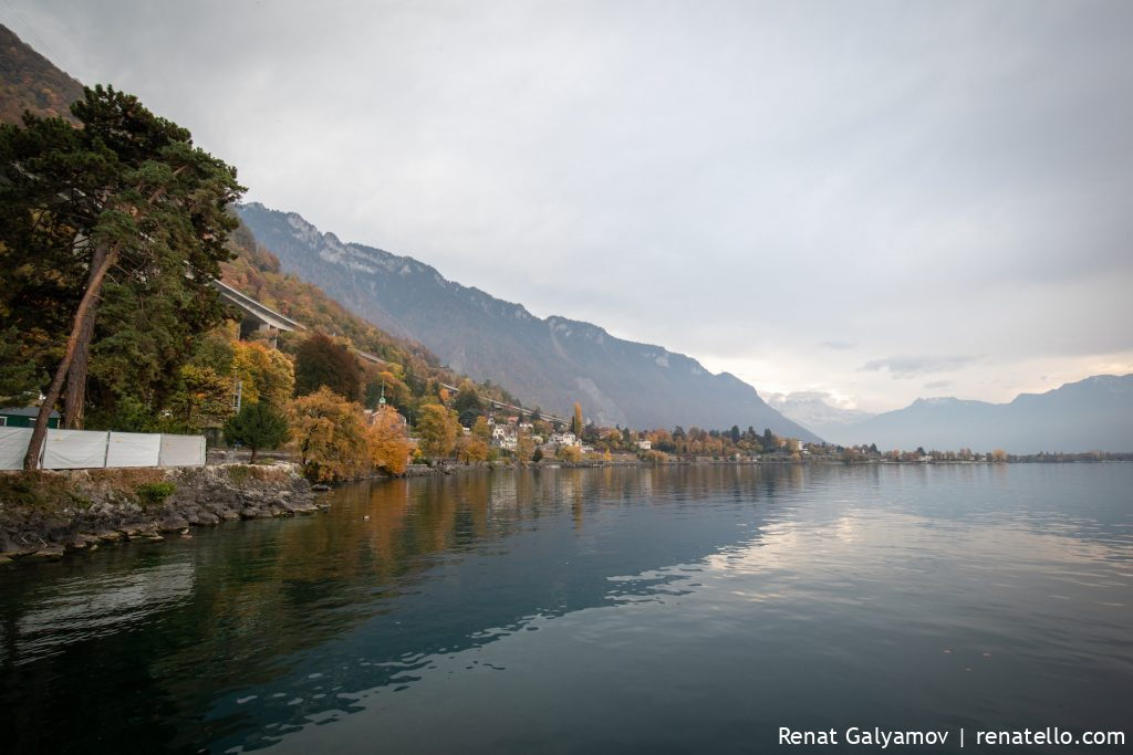 Lake Geneva (Lac Léman), Montreux, Swizerland.