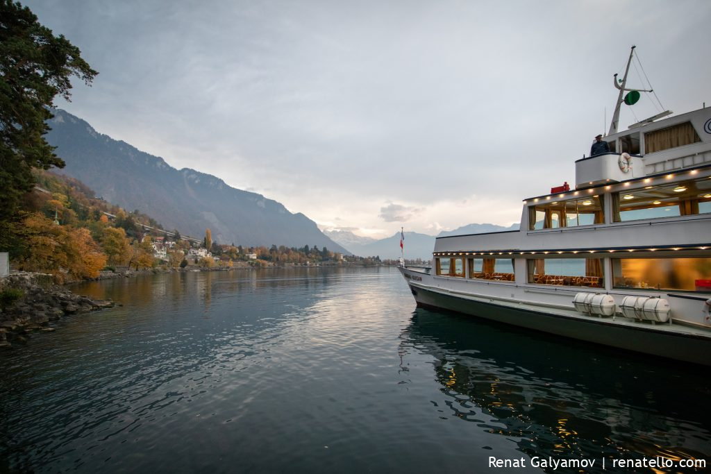 Belle Epoque - paddle steamboat in Montreux, Switzerland