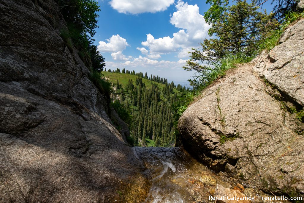 Kok-Zhailau second waterfall