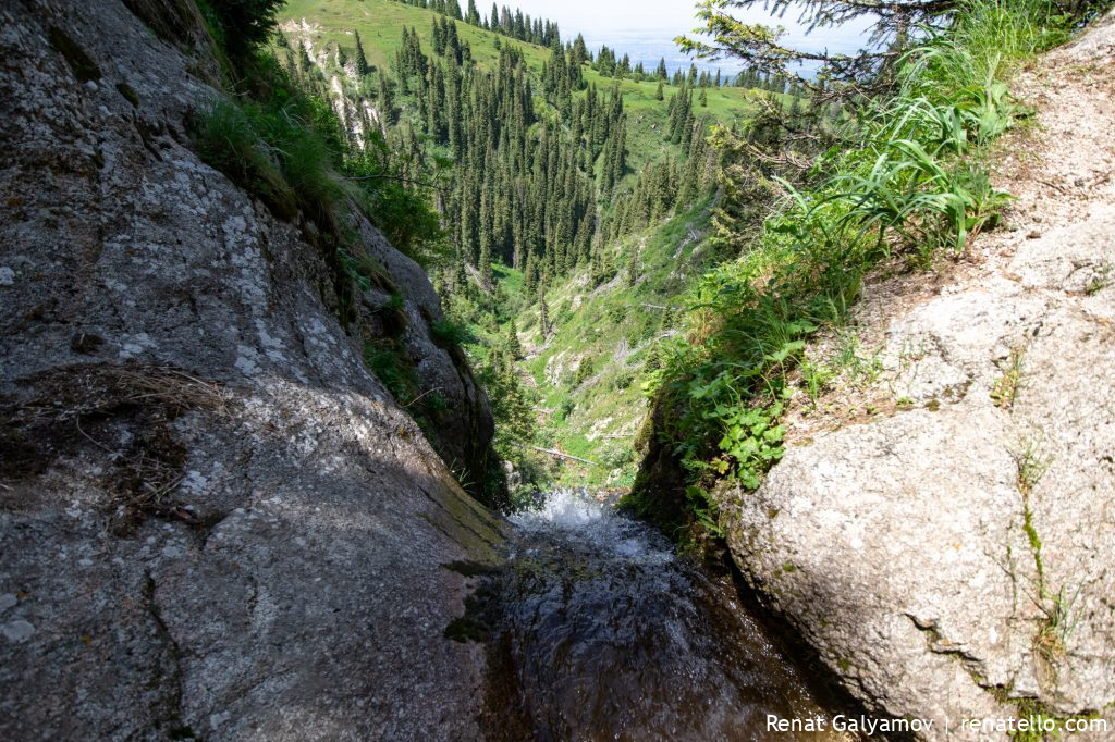 Kok-Zhailau second waterfall