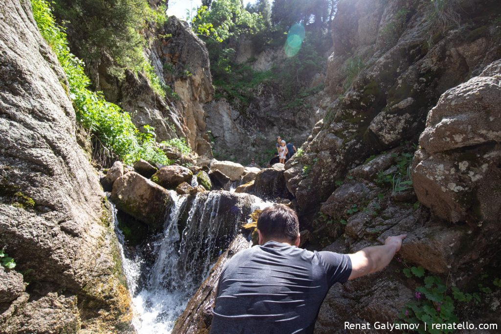 Kok-Zhailau waterfall