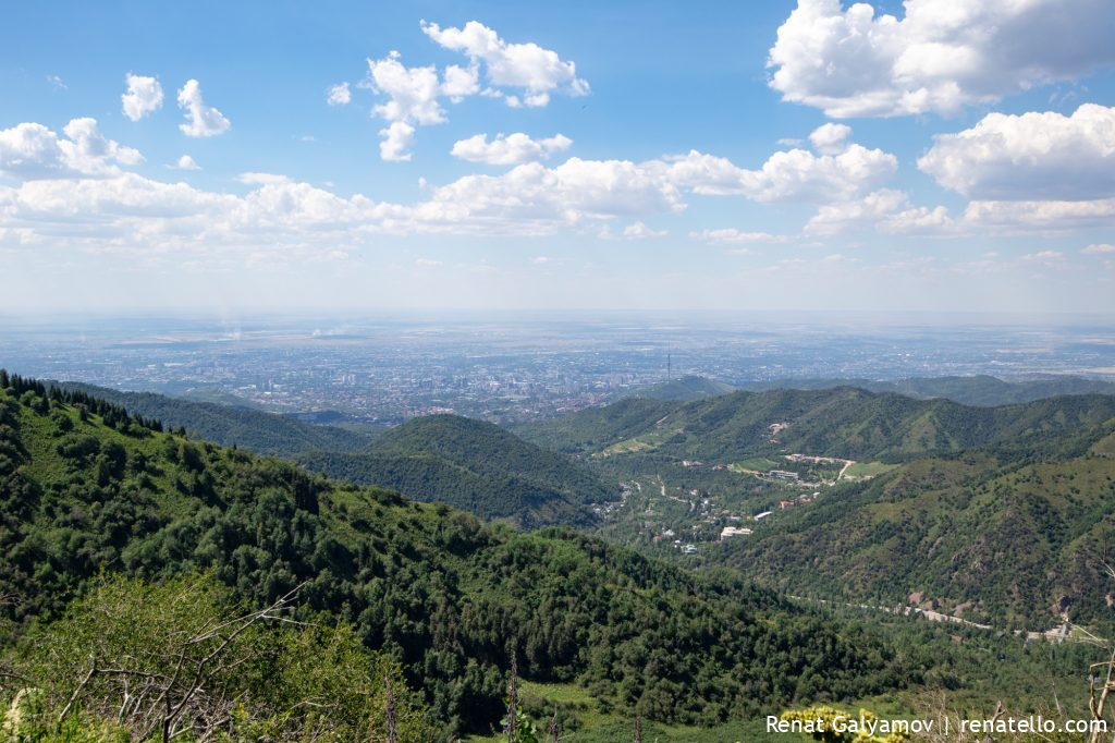 View of the city of Almaty, Kazakhstan