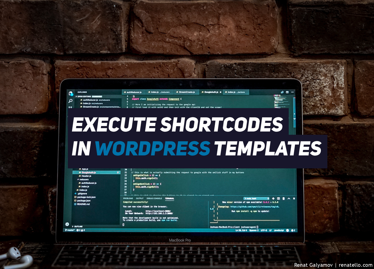 How to render shortcodes in wordpress templates renat galyamov